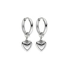 Elegant Heart Glow Earrings