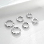 Endless Shine Triple Hoop Set