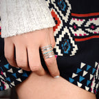 Silver Southwestern Turquoise Ring