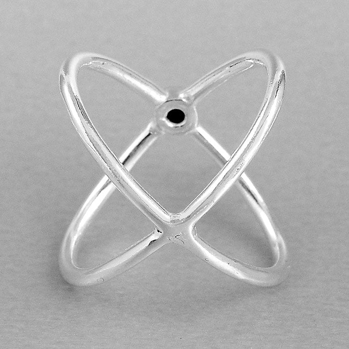 Criss Cross Turquoise Ring