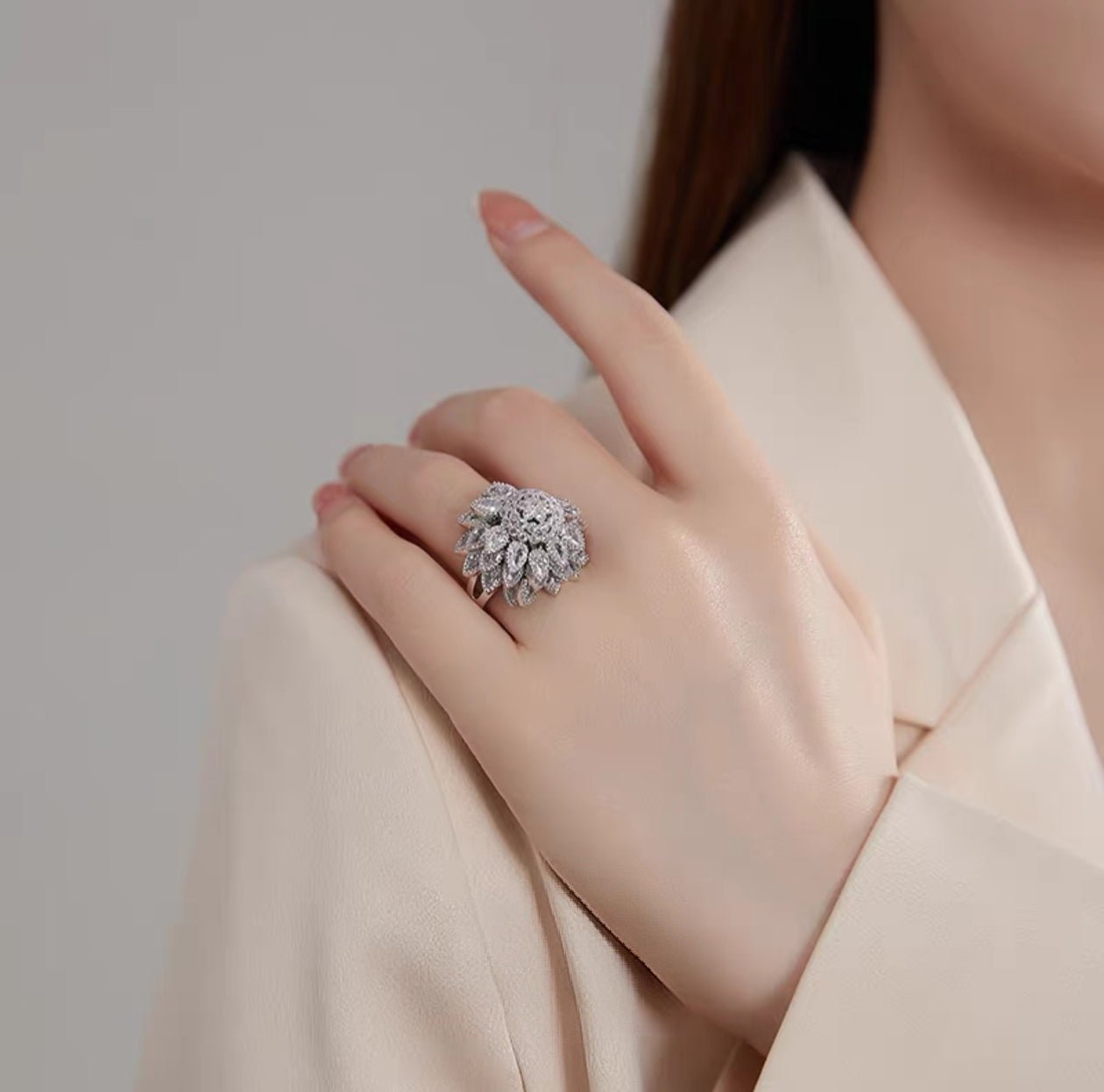 Sunflare Bloom Ring