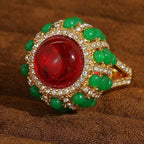 Vintage Court Jewel Ring