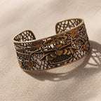 Sculpted Floral Heritage Bracelet
