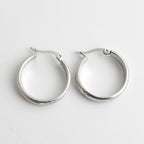 Elegant Floral Engraved Hoops