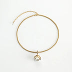 Wildflower Pearl Crown Necklace